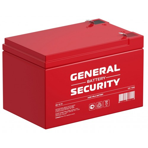 Аккумуляторная батарея General Security GS12-12 Аккумуляторная батарея General Security GS12-12