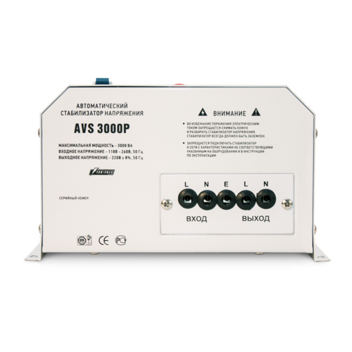Стабилизатор POWERMAN AVS 3000P фото 2 Стабилизатор POWERMAN AVS 3000P фото 2