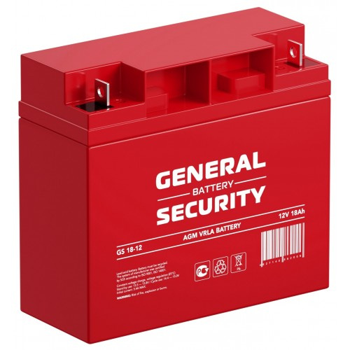Аккумуляторная батарея General Security GS18-12 Аккумуляторная батарея General Security GS18-12