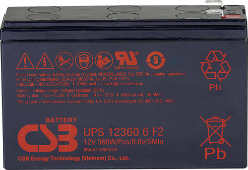 Аккумуляторная батарея CSB UPS123606 F2 Аккумуляторная батарея CSB UPS123606 F2