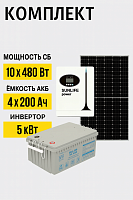 Солнечная электростанция «Дом 31.1 кВтч в сутки»