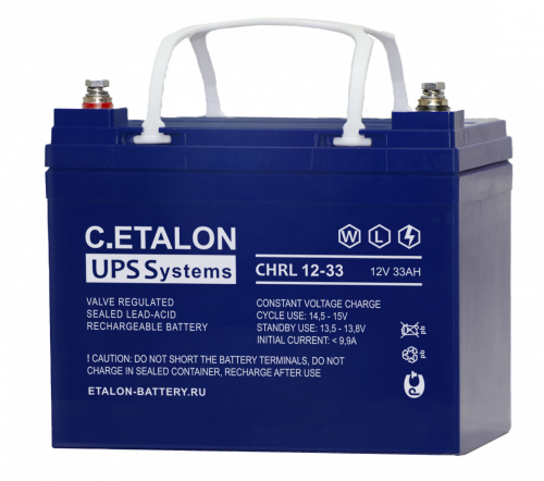 Аккумуляторная батарея ETALON CHRL 12-33 Аккумуляторная батарея ETALON CHRL 12-33