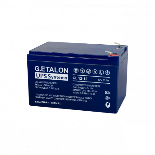 Аккумуляторная батарея ETALON GL 12-12 Аккумуляторная батарея ETALON GL 12-12