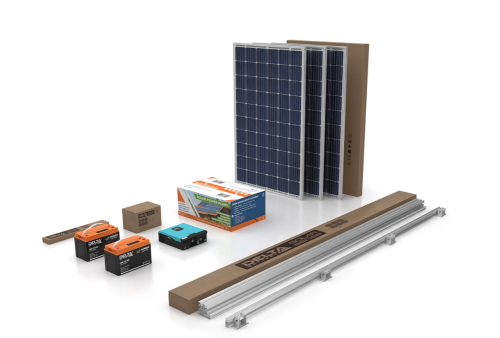 Солнечная электростанция SOLAR ECO 3 с углом Солнечная электростанция SOLAR ECO 3 с углом