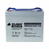 Аккумуляторная батарея для ИБП ZUBR Marine Gel NP 12V 80Ah (серый корпус)
