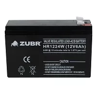 Аккумуляторная батарея для ИБП ZUBR HR12-24W 12V6Ah