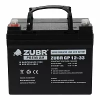 Аккумуляторная батарея для ИБП ZUBR GP12-33 12V33Ah