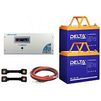 ИБП ДЛЯ ДОМА |  Инвертор (ИБП) Энергия PRO-3400 + Аккумуляторная батарея Delta GX 1275